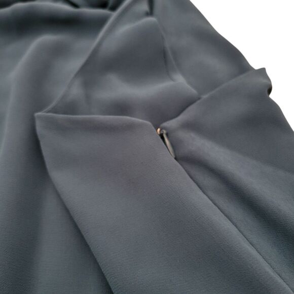 Guess By Marciano Green Turquoise Bluish Criss Cross Knot High Neck Dress Sz M - Picture 7 of 9